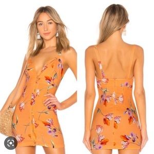 Revolve, Lantana Mini
Privacy Please
Color: Orange Cassie Floral
Size: M